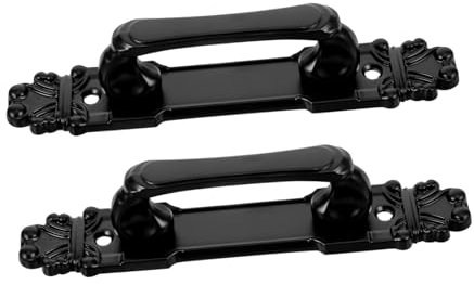 SOLUSTRE 2St Scheunentorgriff türgriffe antik türknauf antik Schiebetürgriffe rustikale Scheunentürgriffe Schranktürgriffe Schiebetürgriff für die Scheune Kleiderschrank Türschnalle Zubehör