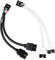 KUOQIY 2 PCS Motherboard 9 PIN USB 2.0 Header Splitter, Computer Motherboard USB Extension Cable, 9 Pin 1 Female to 2 Male Y Splitter Audio HD Extension Cable, White Black