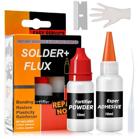 ALLONY Mitre Glue and Activator, Mitre Bond Super Glue & Activator, Super Glue Activator, Mitre Mate, Mitre Glue, Industrial adhesive for Plastic, Model, Wood, Metal, Glass - 2 * 10ml