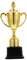 eurNhrN Trophy Cup Golden Small Golf Trophy Awards mit Deckel 8,9 Zoll Goldene Plastik Trophäenspielzeug für Kinderparty -Gefälligkeiten, Requisiten, Gewinnpreise im Freien im Freien