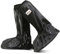 LURNODY Copriscarpe Impermeabili L 40-42, copri scarpe per pioggia, CPioggia Stivali Scarpe, Copriscarpe Moto Con Elementi di Fissaggio Che Non Cadono Facilmente (Nero)