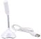 Guihydur Microfono USB per Computer Portatile Microfono Vocale ad Alta Sensibilità Mini Studio Supporto Microfono Vocale con Supporto Conferenza per PC,