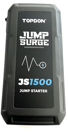 TOPDON JumpSurge JS1500 Jump Starter 1500a 37Wh/10000mAh Capacity