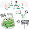 15 Pcs Football Cake Topper, Personalise Soccer Birthday Cake Toppers for Men, Football Cake Decorations for Boys Men Father's Day and Football Theme Party