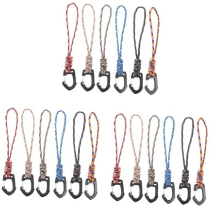 OHPHCALL 5sets Outdoor Keychain Lanyard Armband Schlüssel Lanyard Handgelenk Handgelenk Für Schlüssel Wristchain 6 Stücke * 5