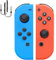 Controller Switch, L/R Wireless Joystick Controller per Switch/OLED/Lite Gamepad con Giroscopio a 6 Assi/Doppia Vibrazione/Screenshot-Blu e Rosso