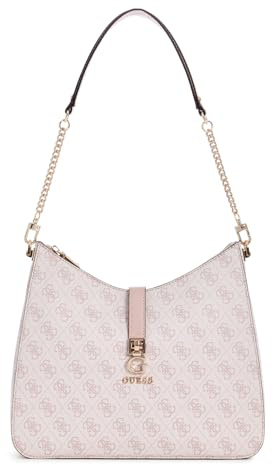 GUESS Zamira Hobo Shoulder Bag Orchid Logo