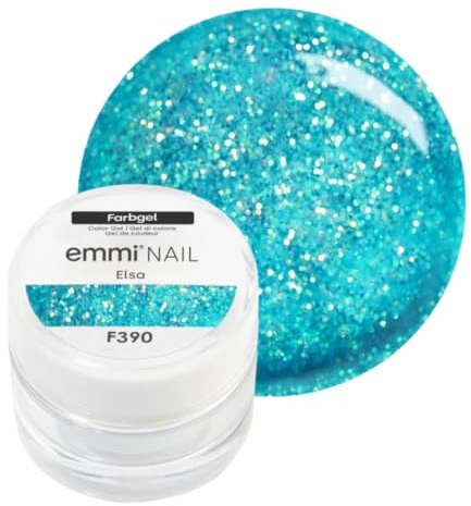 Emmi Nail Farbgel UV/LED-Gel, Elsa, 5 ml | Brillante Farbintensität, Hohe Deckkraft, Mittelviskos & selbstglättend, Kein Verlaufen in Nagelränder
