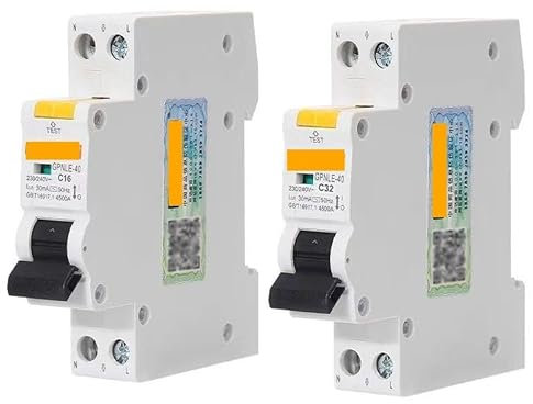 INOKAI Magnetotermico,Interruttore Magnetotermico Interruttore differenziale 1P(10A)