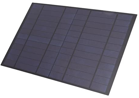 HEEPDD Panneau Solaire Efficace en Silicone Polycristallin 6 V 10 W, Léger et Portable, Idéal pour le Camping et la Randonnée, Puissance Maximale 10 W.