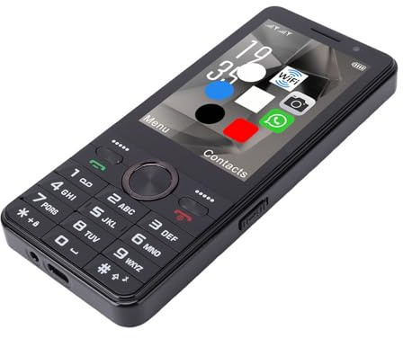 Sunydog 4G entsperrtes Telefon, 3,5-Zoll-HD-Touchscreen, Dual-SIM, WLAN, BT, große Tasten, Handy mit lautem Ton und großen Tasten, ideal für Arbeit, Reisen und Sport (Schwarz)