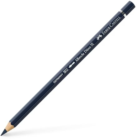 Faber-Castell Art & Graphic Albrecht Dürer Watercolour Pencil, 157, Dark Indigo, for Craft, Drawing, Sketching, Home, School, University, Colouring