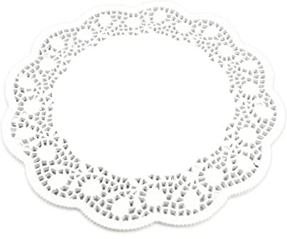 Pati-Versand Tortenspitzen rund weiß 40cm 100 Stück