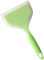 Minchsrin Spatule à poisson en plastique enveloppé de silicone, antiadhésive, résistante à la chaleur, large spatule plate pour œufs, taupes, pizza (vert)