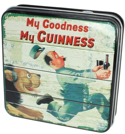 Guinness Fudge in Geschenkdose mit Aufdruck „My Goodness My Guinness“ und Löwe 100 g