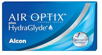 Air Optix plus HydraGlyde Monatslinsen weich | 6 Stück | BC 8.6 mm | DIA 14.2 mm | +01.25 Dioptrien