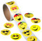 100 Stück Gelbe Stickers Kinder Belohnung Aufkleber Runde Aufkleber
