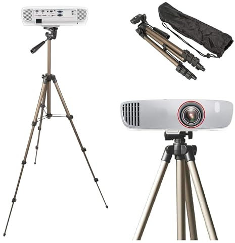 TronicXL Tripod19P - Trépied pour projecteur 1/4 - Compatible avec Philips, BenQ, Asus, Acer, Epson, Sony, Panasonic, WiMiUS, TOUMEI, Merisny, QKK, OTHA, Android, Aiptek