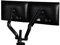 Gelid Solutions FlexMount Monitorhalter - Gasfeder Monitorhalter Tischhalter mit 2 Armen für 2 Monitore - 2 Eingebauter USB-Hub - Tragfähigkeit: 8 kg pro Arm - VESA 100/75