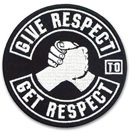 Spaß Kostet Aufnäher Aufbügler Patch Biker give Respect