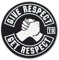 Spaß Kostet Aufnäher Aufbügler Patch Biker give Respect