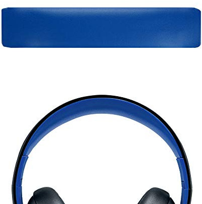 Geekria Protein - Fascia di ricambio per cuffie stereo wireless PlayStation Gold PS3, PS4, Playstation 4, CECHYA-0083, fascia per capelli, cuscinetto di ricambio, parti di riparazione (blu)