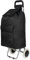 ARIANA Lightweight 2 Wheel Large Shopping Trolley Shopping Cart Grocery Bag Shopper - ST54 (Plain Black)