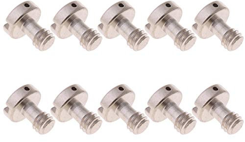 BIlinli Schnellwechselplatte 1/4 Zoll Klappbarer D-Ring-Adapter Stativ Einbeinstativ Schnellverschluss