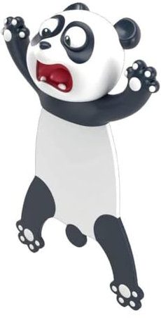 KOSTOO schöne Lesezeichen, lustiges 3D-Cartoon-Lesezeichen, Tiere, Lesezeichen für Studenten, Büro, Schreibwaren, kreatives Geschenk, ideal für Jungen und Mädchen (Panda)