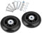 Ersatz Rollen für Koffer Gummi Rollen Räder Ersatz Wheels Rad für Trolley Samsonite Hartschalenkoffer Rollen mit kugellager Ersatzteile Reparatur Set (78*6*24mm Achsenlänge: 35mm und 40mm)