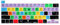 XSKN Tastaturabdeckung aus Silikon, kompatibel mit MacBook Pro 13,3 Zoll (33,8 cm), 40,6 cm, mit Touch Bar und Touch ID – A2251 A2289 A2338 M1 A2141 (US-Version, Lightroom CC)