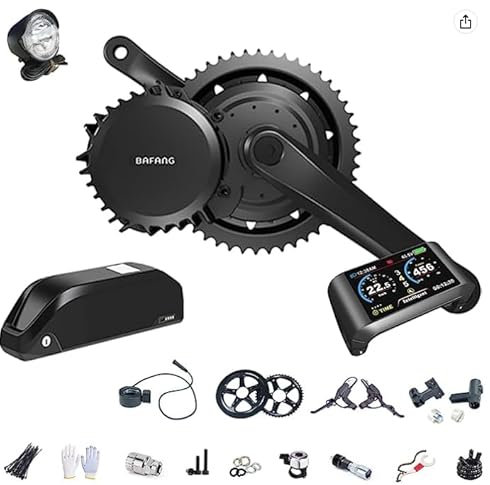 Bafang BBS03B BBSHD 48V 1000W Motor Kit Elektrofahrrad Umbausatz Fahrradmotor Elektromotor für Fahrrad, optionaler Akku 52V 16/20 Ah, Tretlager:100mm-42T Batterie: 52V 20Ah