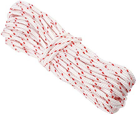Nikou Corde de Démarrage, 10 Mètres Cordon De Serrage Corde de Traction Corde Rechange en Nylon Pour STI-HL HUSQ-VARNA EC-HO MCC-ULLOCH HOME-LITE Tondeuse