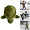 Ski Schutzausrüstung Turtle für Kinder Damen Herren,Schildkröte Skateboard Hüftprotektor Knieschoner,Snowboard Skifahren Hip Butt Pad (Green, 25CM)