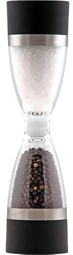 Suinga Molinillo doble acrílico para Sal y Pimienta