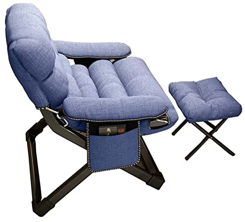 YSUEFIJO Sonnenliege Klappbar Wetterfest, Klappbar Gartenliege Liegestuhl Balkonliege, Relaxliege Outdoor, Bis 200 Kg Belastbar, Gepolstert für Super Komfort, für Garten