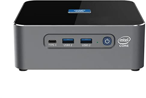 KINGDEL Mini PC i9-12900H 14 Core 20 Thread Max 5.0GHz CPU 32GB RAM 2TB SSD, Supprt 3-screen 4K output HD DP Type-C, 2xRJ45 LAN, Desktop Computer Office Home HTPC W-11 Pro