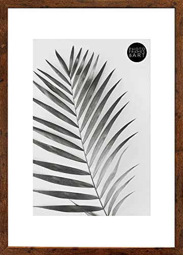 pf+a Rustic Effect A2 Poster Picture Frame With Mount For A3 Wall Display
