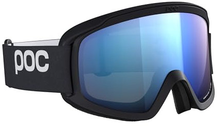 POC Opsin - Allround-Brille für Skifahren und Snowboarden für optimale Sicht bei jeder Wetterlage, Uranium Black/Partly Sunny Blue