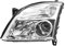 EDA PREMIUM auto Scheinwerfer Links 1216121 passend für OPEL VECTRA C, 02-05 ohne Motor, Chrom