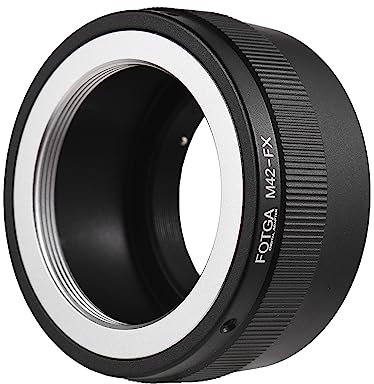 COMETX Manuelle Objektivaufnahme Adapterring Aluminiumlegierung Pentax M42 Montagelinse - Fuji X-A5/X-A7/X-A10/X-Pro1/X-Pro2/X-Pro3/X-E1/X-E2/X-E3