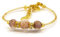Sospiri Venezia - Bracciale da Donna con 3 Perle di Vetro Murano, Braccialetto Originale, Gioiello Ideale per Regalo, Made in Italy con Certificato (lilla)