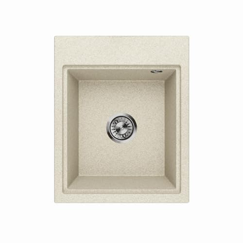 Fregadero de granito Lavello Comfort 0.0S Beige Arena