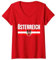 Damen Österreich Fußball 2024 flagge austria kinder damen Herren T-Shirt mit V-Ausschnitt