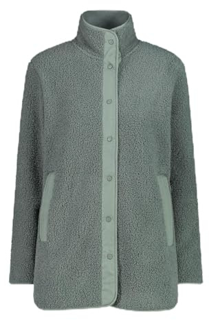 CMP Damen Giacca Lunga Da Donna in Pile Teddy Highloft Damen Teddy Highloft Fleece Jacke Lang