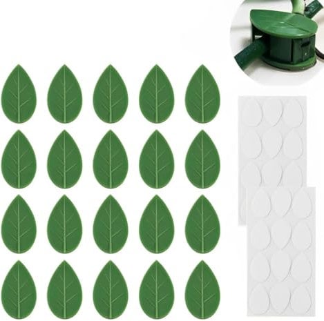 RAMGLYO 20 Climbing Aid Plant Clips Self-Adhesive Wall Mounting Clip Plant Holder
