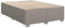 vidaXL Bettgestell, Bett mit Bettfüße Lattenrost, Polsterbett für Schlafzimmer, Doppelbett Bettrahmen, Modern, Taupe 160x200cm Stoff