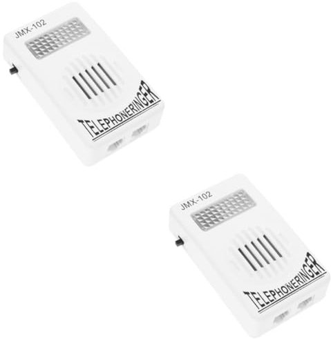 CAXUSD 2pièces Amplificateur Téléphone Fixe sans Batterie Amplificateur pour Malentendants Accessoire De Bureau Moderne