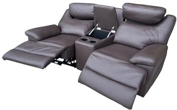 Mapo Möbel Elektrisches Ledersofa Kinosofa mit Bluetooth-Stereo-Lautsprechern und induktivem Laden 3581ee-Cup-2MM-A-1013