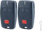 2 pezzi Telecomando per porta del garage per BFT Mitto 2B RCB 433MHZ 2 canali 2 pulsanti Rolling Code UK per Rolling BFT Mitto 2, Kleio, Ghibli, TRC 2, Kleio, Ghibli, TR